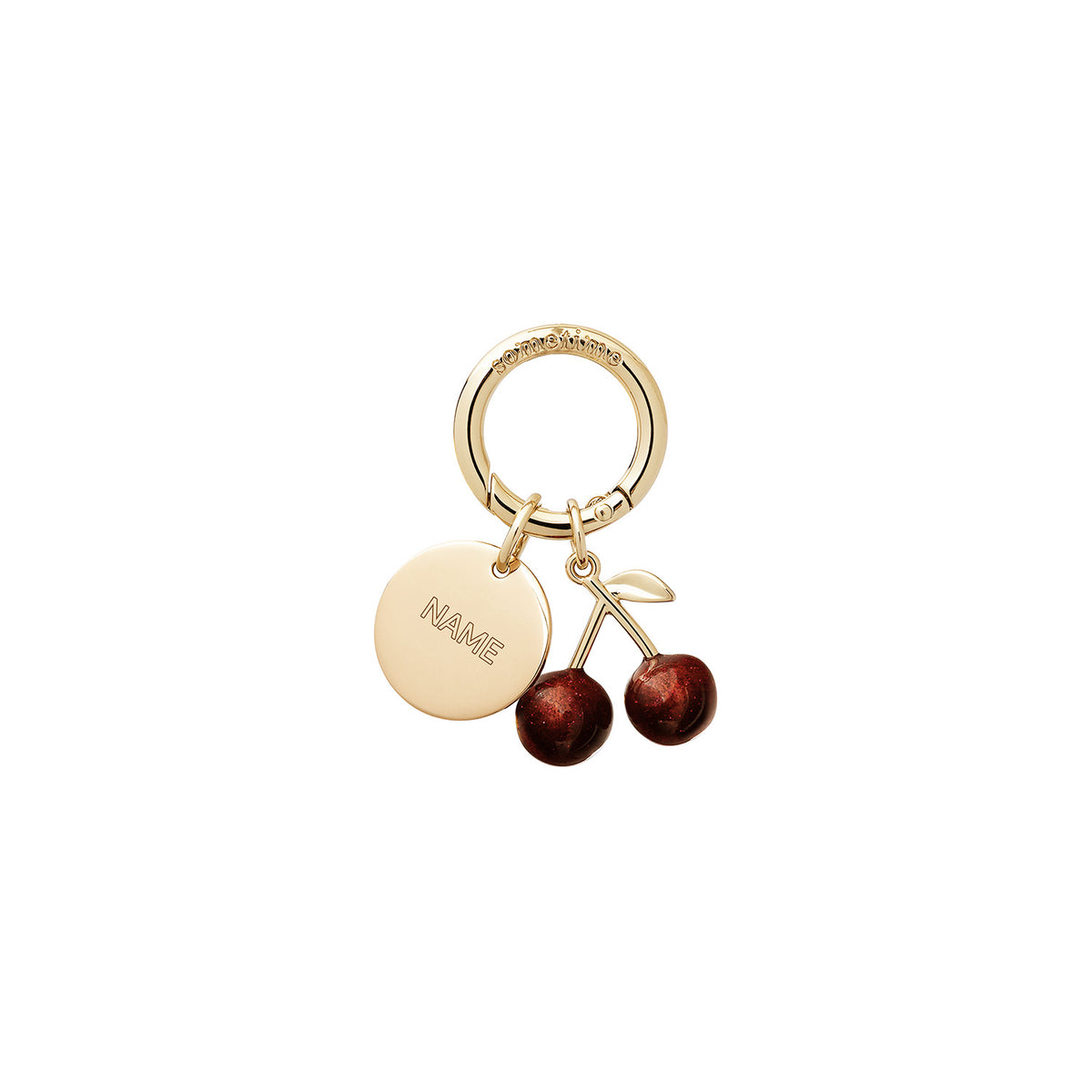 アクセサリー yummy Sometime-Oro_Bag-Charms-Cherry